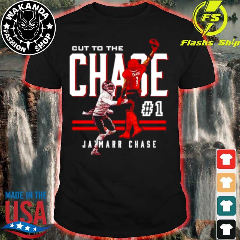 cut to the Chase Ja'Marr Chase Cincinnati Bengals one hand catch shirt