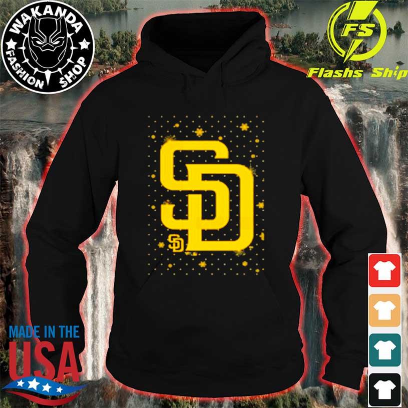 San Diego Padres Sparkle Christmas Logo Graphic T-Shirt, hoodie