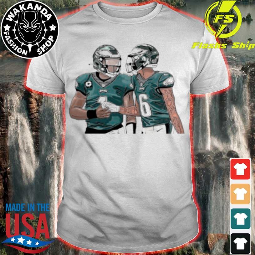 Jalen hurts and devonta smith philadelphia eagles football shirt, hoodie,  sweater, long sleeve and tank top