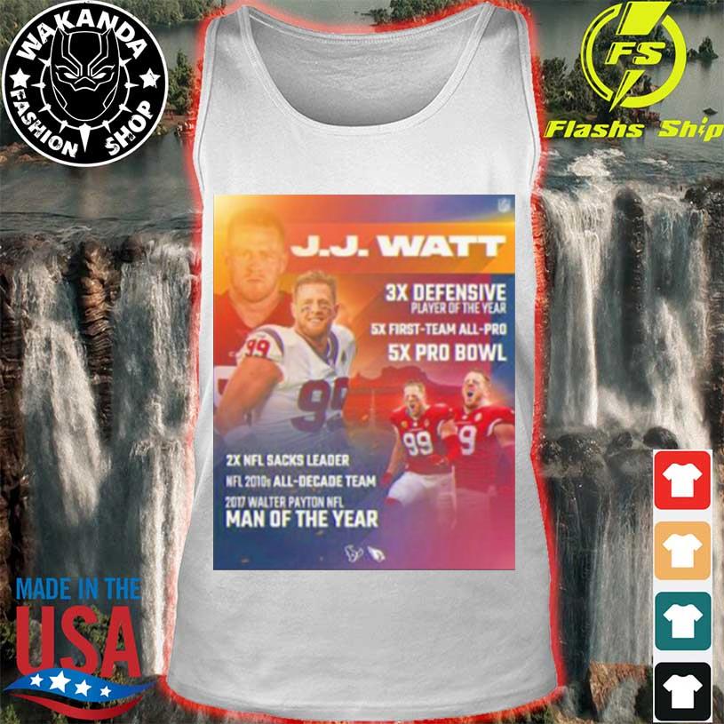 Houston Texans Jj Watt 3x Nfl Defensive Player Of The Year T-Shirts,  hoodie, sweater, long sleeve and tank top