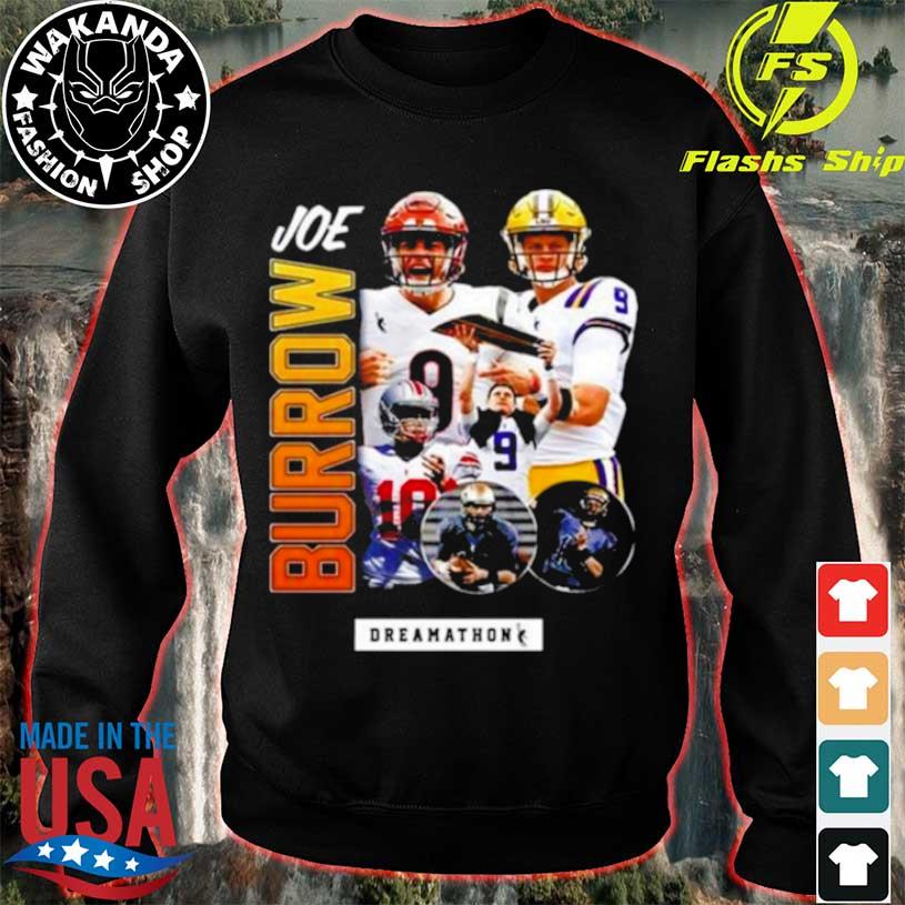 Bengals Joe Burrow Signature  Retro Cincinnati Bengals Player T