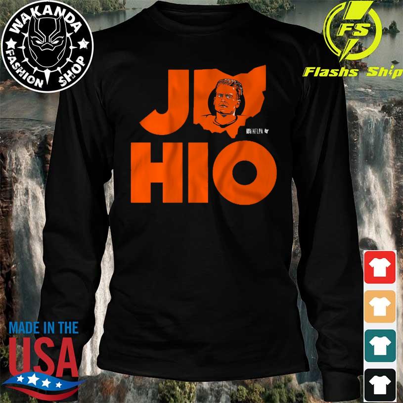 Joe Burrow Jo-Hio funny T-shirt, hoodie, sweater, long sleeve and tank top