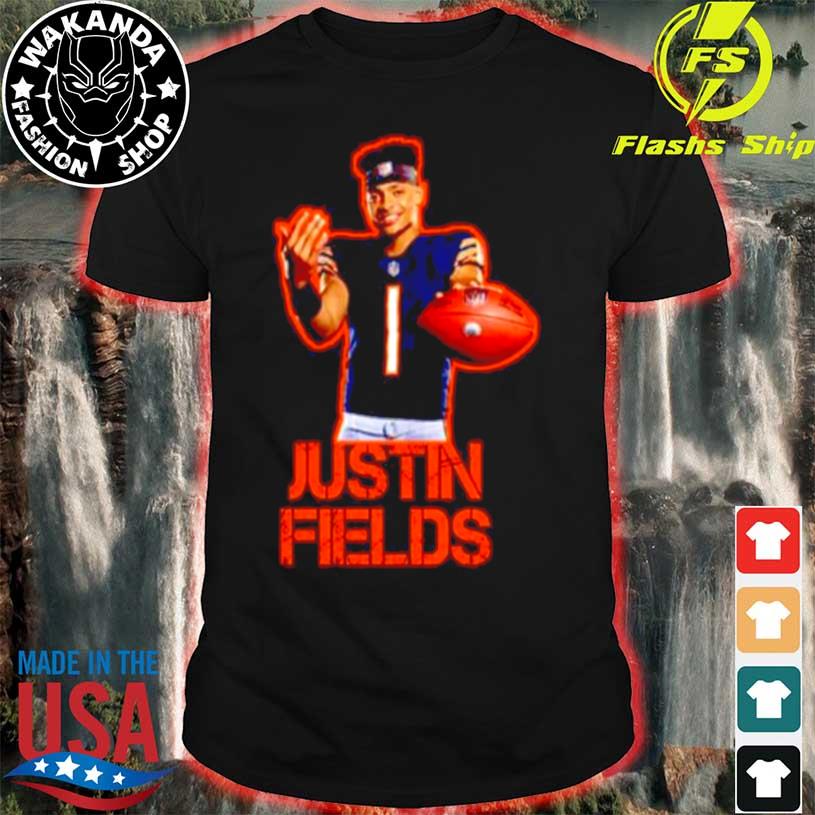 Justin Fields Chicago Bears football shirt, hoodie, sweater, long sleeve  and tank top