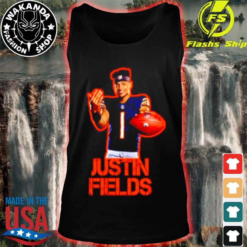 Justin Fields 1 Chicago Bears player basketball poster shirt, hoodie,  sweater, long sleeve and tank top