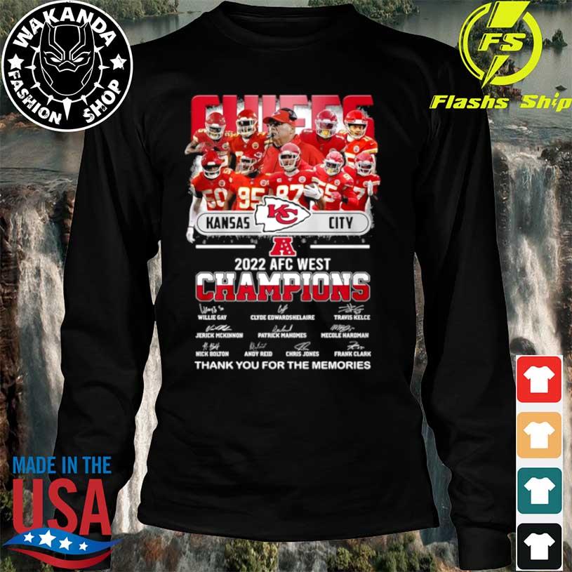 AFC Champions Kansas City Chiefs Signatures shirt, hoodie, sweater, long  sleeve and tank top