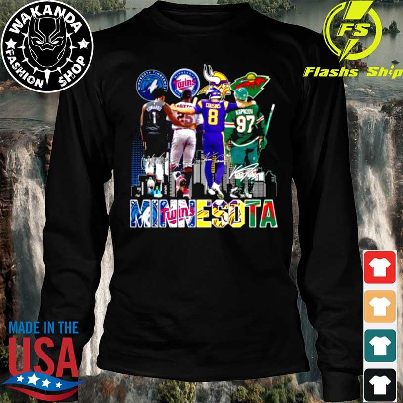 Minnesota Sports Kirk Cousins And Byron Buxton Signatures shirt, hoodie,  sweater, long sleeve and tank top