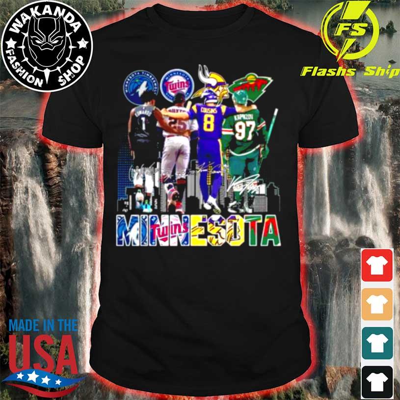 Minnesota Sports Kirk Cousins And Byron Buxton Signatures shirt, hoodie,  sweater, long sleeve and tank top