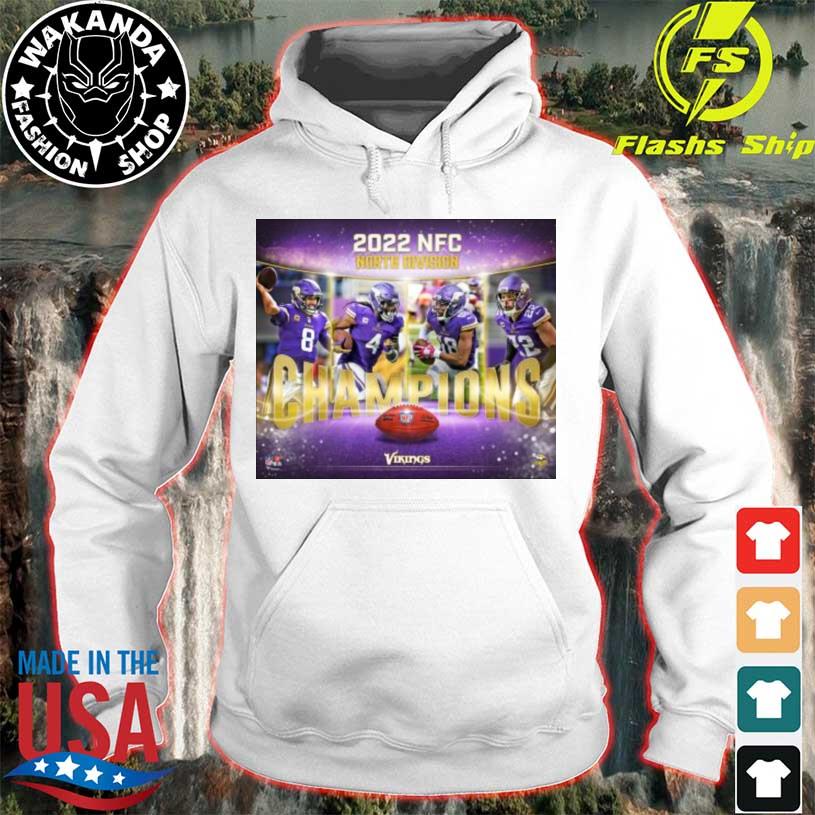 Minnesota Vikings Go Vikings 2022 NFC North Division Champions Men's Shirt,  hoodie, sweater, long sleeve and tank top