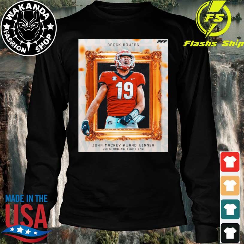 Brock bowers john mackey award winner outstanding tight end shirt, hoodie,  sweater, long sleeve and tank top