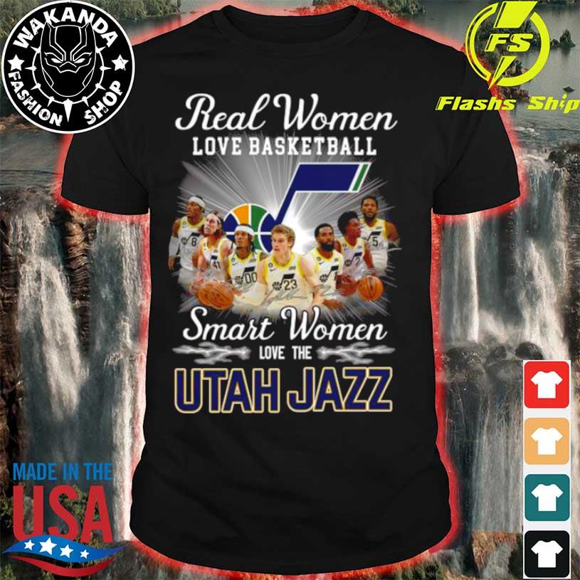 Official Real women love baseball smart women love the Utah Jazz