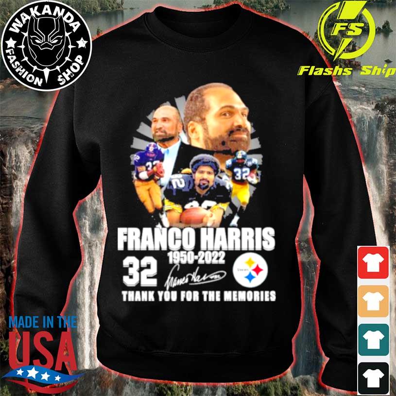 Rip Franco Harris Thank You For The Memories 1950 2022 shirt