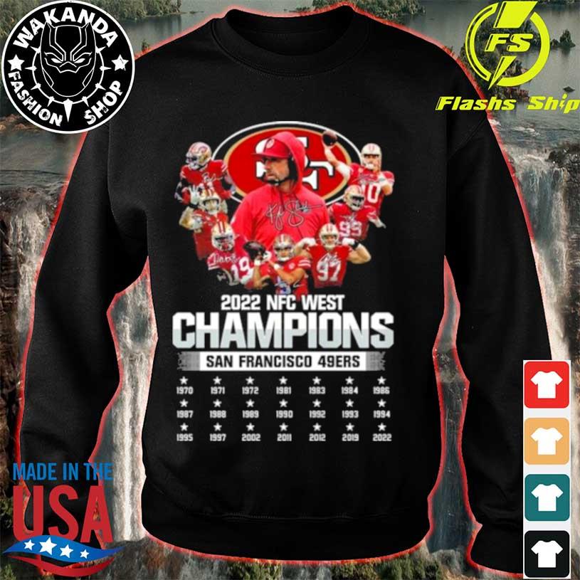 2022 NFC West Champions San Francisco 49ers 1970-2022 Shirt