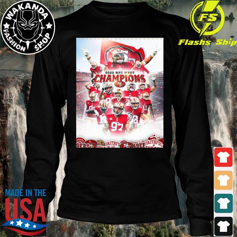 San Francisco 49ers NFC West Division Champions 2022 Red Unisex T-Shirt