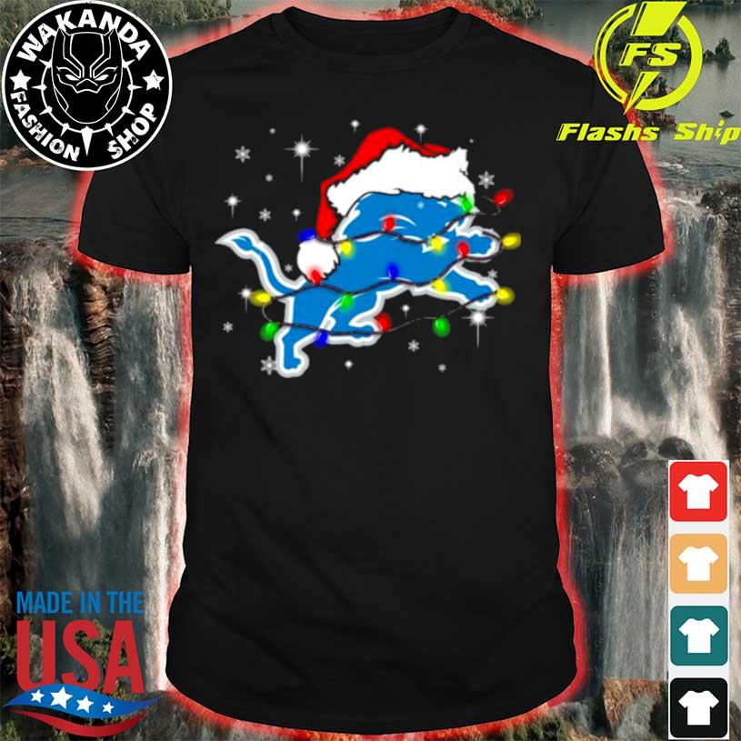 Detroit Lions Christmas Logo Shirt, hoodie, longsleeve, sweater