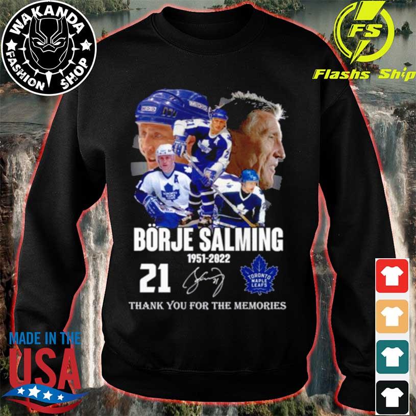 21 Borje Salming Thank You For The Memories T Shirt Unisex T Shirt