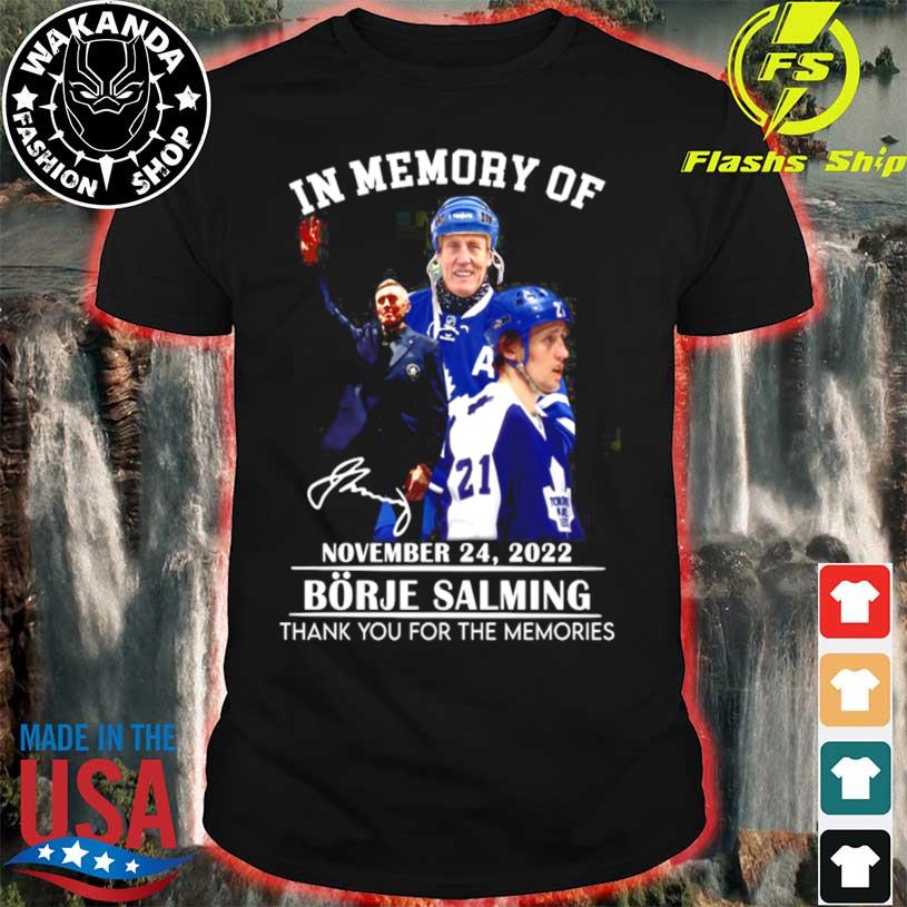 Toronto Maple Leafs Greatest Of All Time Borje Salming 2022 Thank