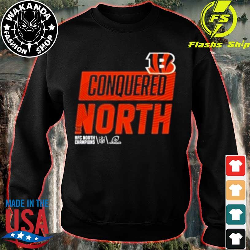 Cincinnati Bengals Conquered The North 2022 AFC Conquered North Champions  Shirt, hoodie, sweater, long sleeve and tank top