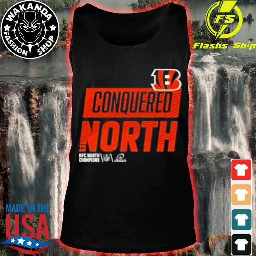 Best conquered the north AFC north champions bengals shirt, hoodie