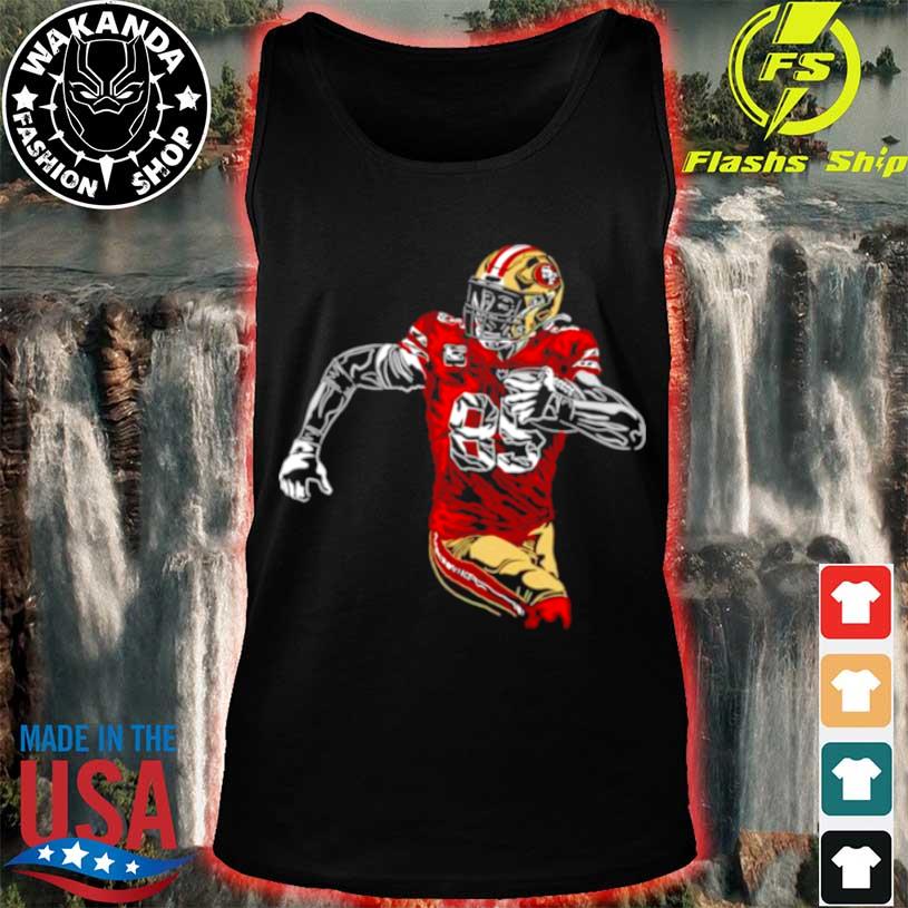 george Kittle 85 San Francisco 49ers football shirt