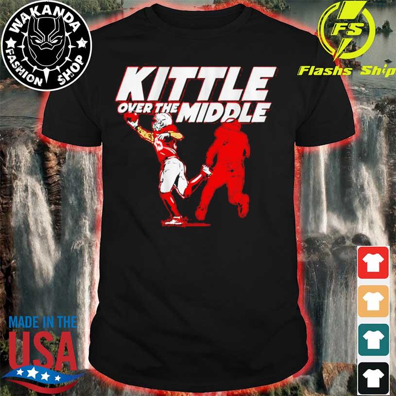 George kittle over the middle official shirt, hoodie, sweater, long sleeve  and tank top