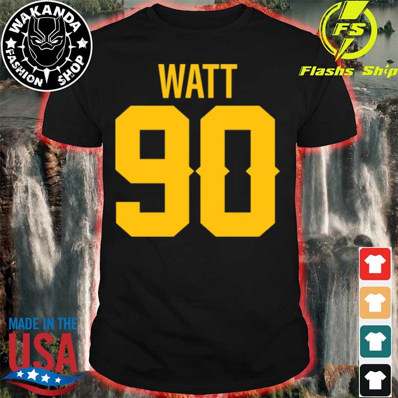 Jersey Number T. J. Watt Steelers #90 shirt, hoodie, sweater, long