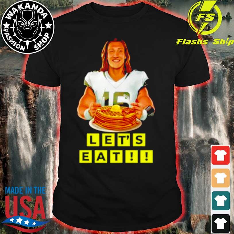 lets eat Trevor Lawrence Jaguars football waffle house shirt