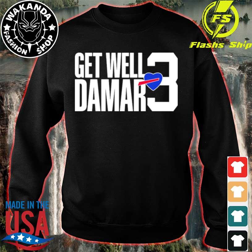 Love For 3 Damar Hamlin Shirt, hoodie, sweater, long sleeve and