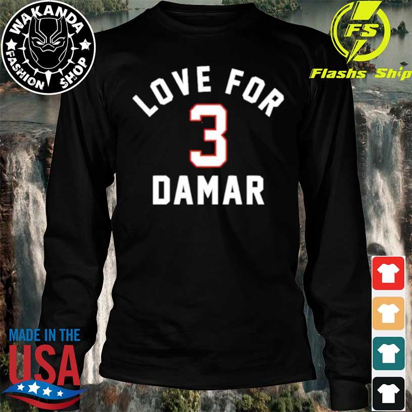 Love for 3 Damar Hamlin shirt, hoodie, sweater, long sleeve and tank top