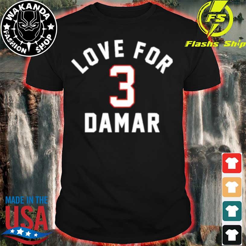 Love for 3 Damar Hamlin shirt, hoodie, sweater, long sleeve and tank top