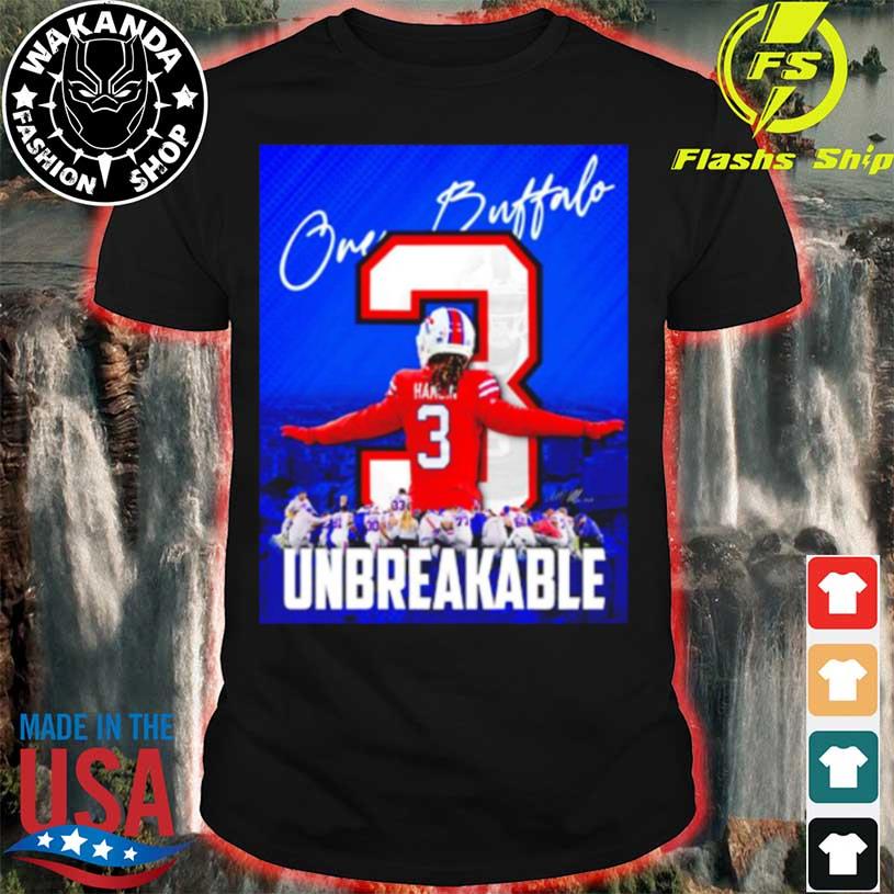 Love For Damar Hamlin One Buffalo Bills Unbreakable Shirt