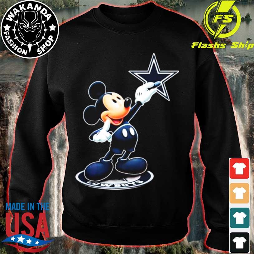 Mickey Mouse Nfl Dallas Cowboys logo 2023 shirt, hoodie