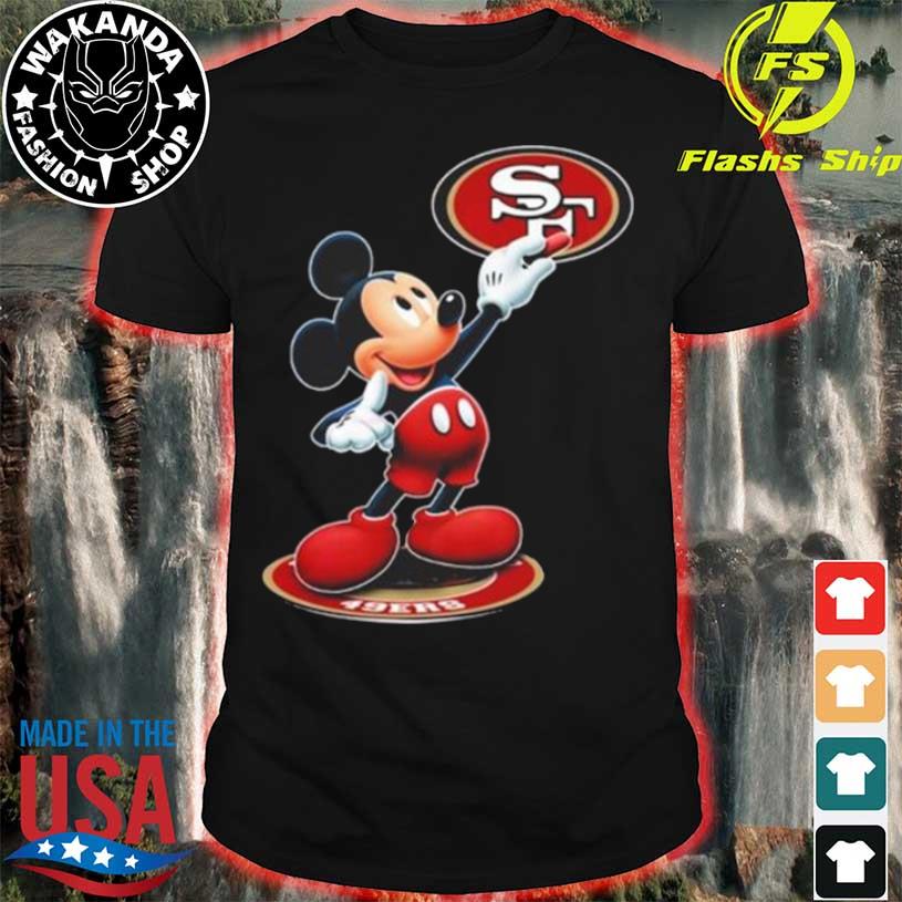 Original Nfl San Francisco 49ers Mickey Mouse 2023 T-shirt,Sweater, Hoodie,  And Long Sleeved, Ladies, Tank Top