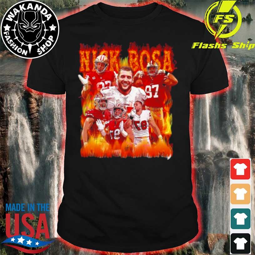 Nick Bosa 97 player football poster shirt, hoodie, sweater, long sleeve and  tank top