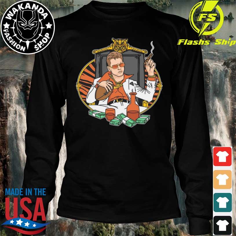 Joe Burrow Smoking Cigar shirt, hoodie, sweater, long sleeve and tank top