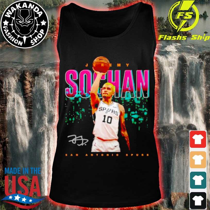 San Antonio Spurs Jeremy Sochan #10 Player Number T Shirt Gift Fan