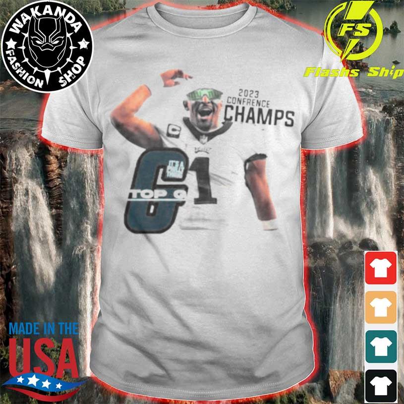 Philadelphia Eagles Top G Jalen Hurts 2023 Conference Champs shirt, hoodie,  sweater, long sleeve and tank top