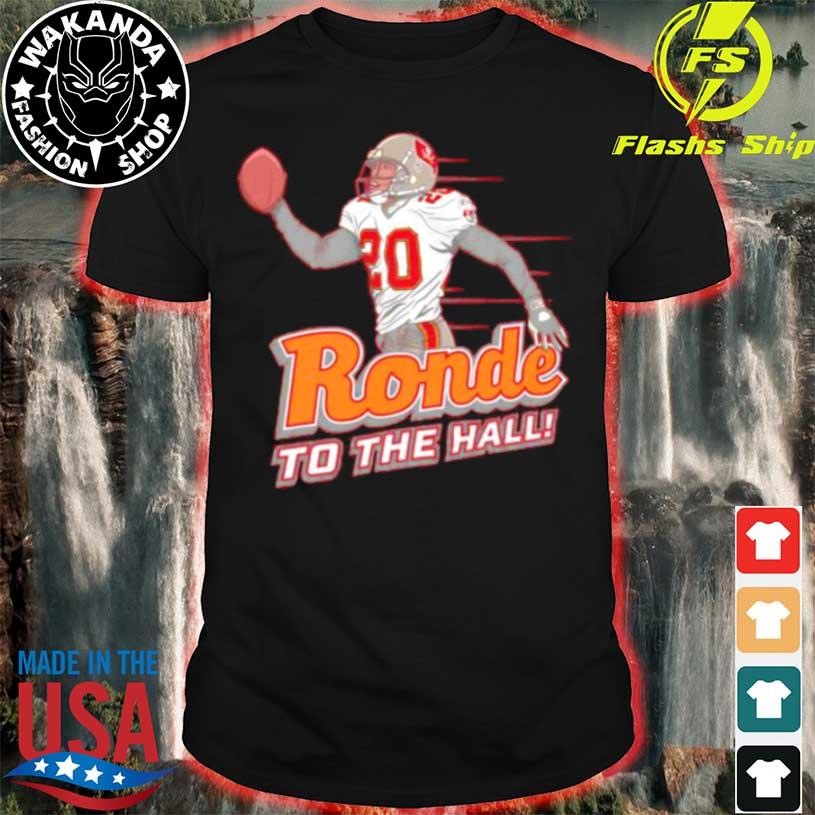 Ronde Barber To The Hall Tampa Bay Buccaneers Shirt - High-Quality Printed  Brand