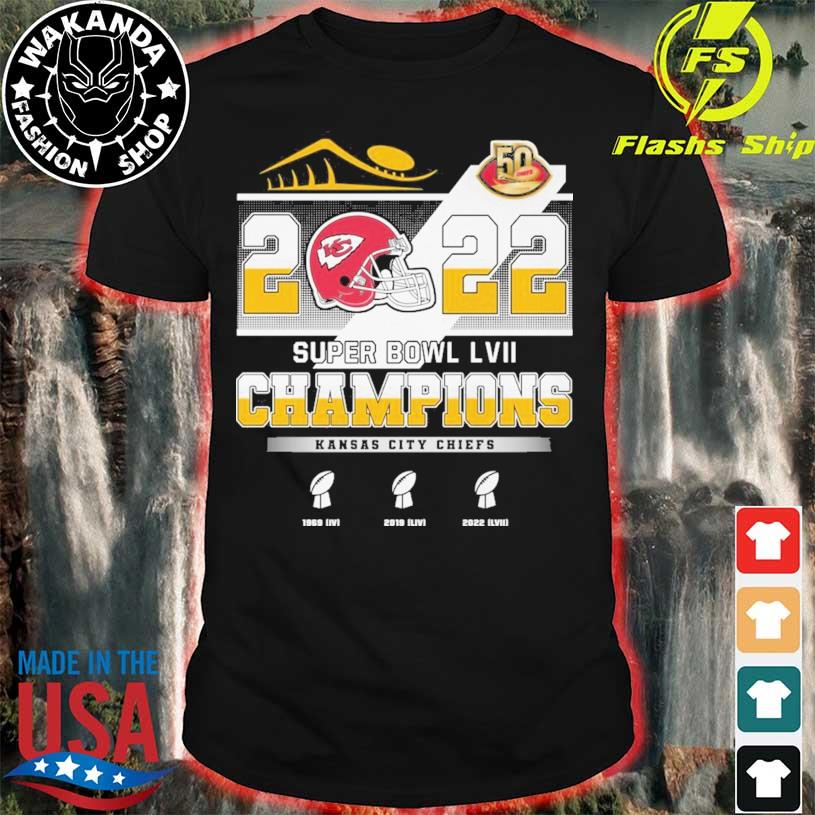 Kansas City Chiefs Super Bowl Champions 1969 And 2019 And 2022 T-Shirt,  hoodie, sweater, long sleeve and tank top