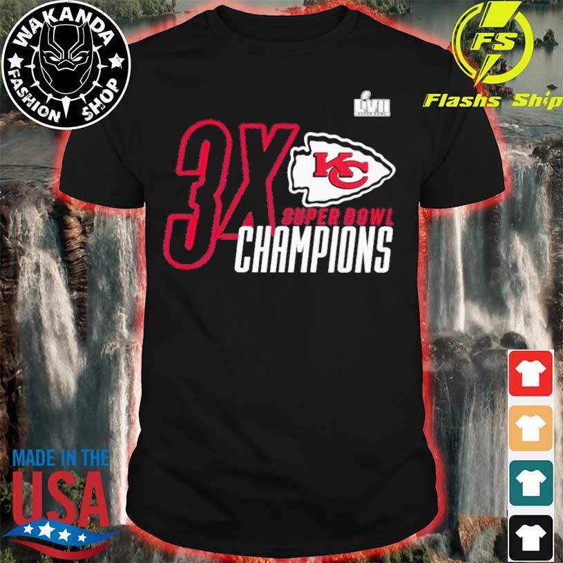 Kansas City Chiefs 3x Super Bowl Champions 2023 shirt, hoodie, sweatshirt  and tank top