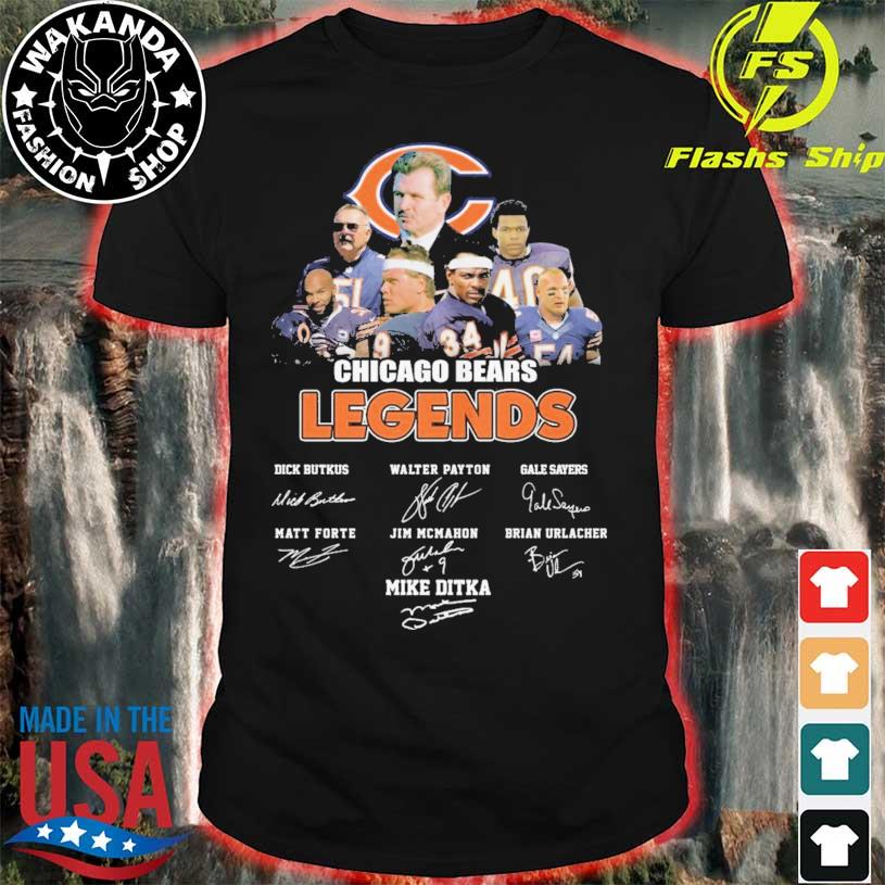 Chicago Bears Legends Butkus Payton Sayers Forte Mcmahon Urlacher