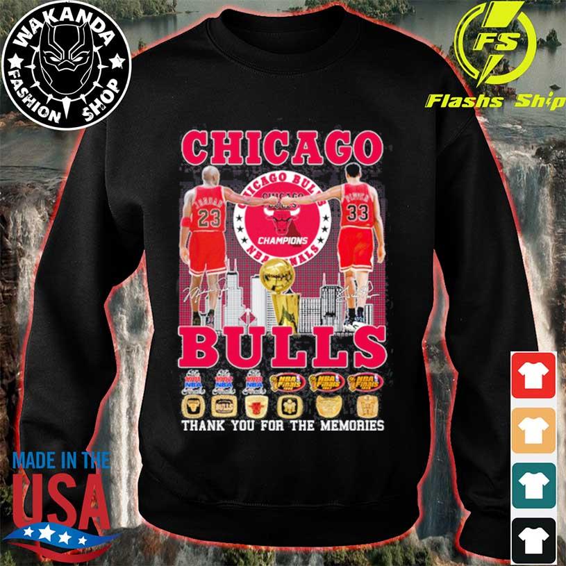 Chicago Bulls Thank You for the memories signatures 2023 shirt