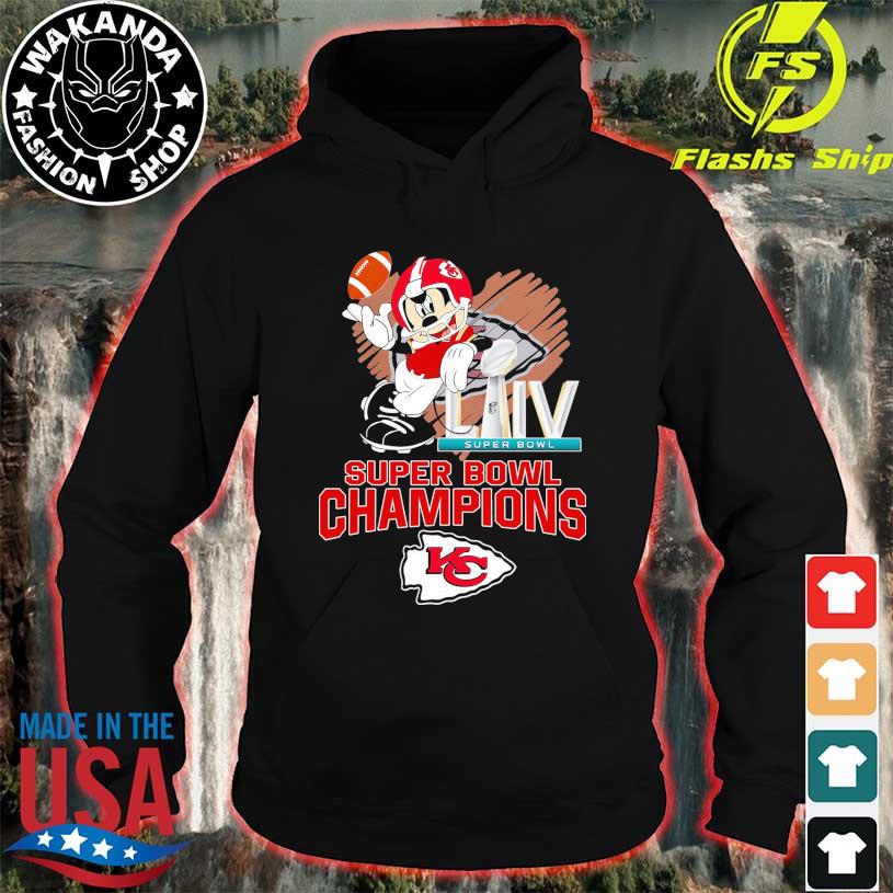 Mickey Mouse x Super Bowl LVII 2023 Kansas City Chiefs Champions