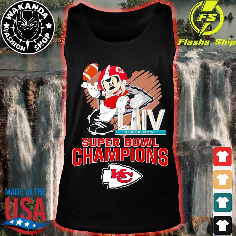 Mickey mouse Kansas city Chiefs super bowl lvii championship 2023