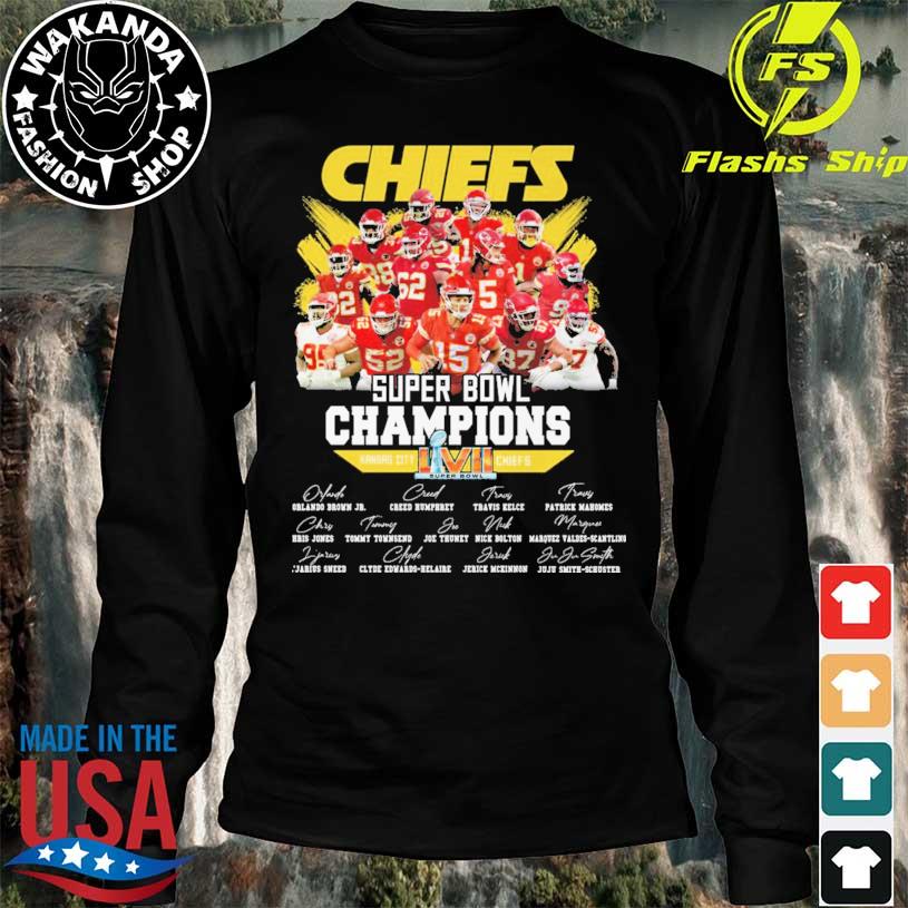 Super Bowl LVII Kansas City Chiefs 2023 Final Champions Signatures shirt,  hoodie, sweater, long sleeve and tank top