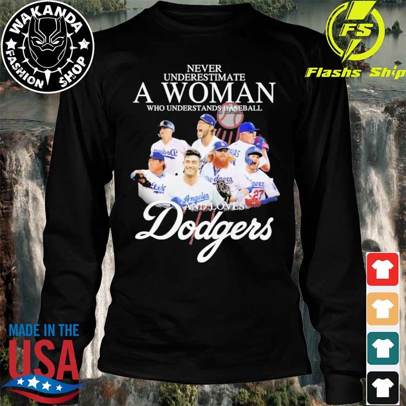 Buy Never underestimate a woman who understands baseball and Los