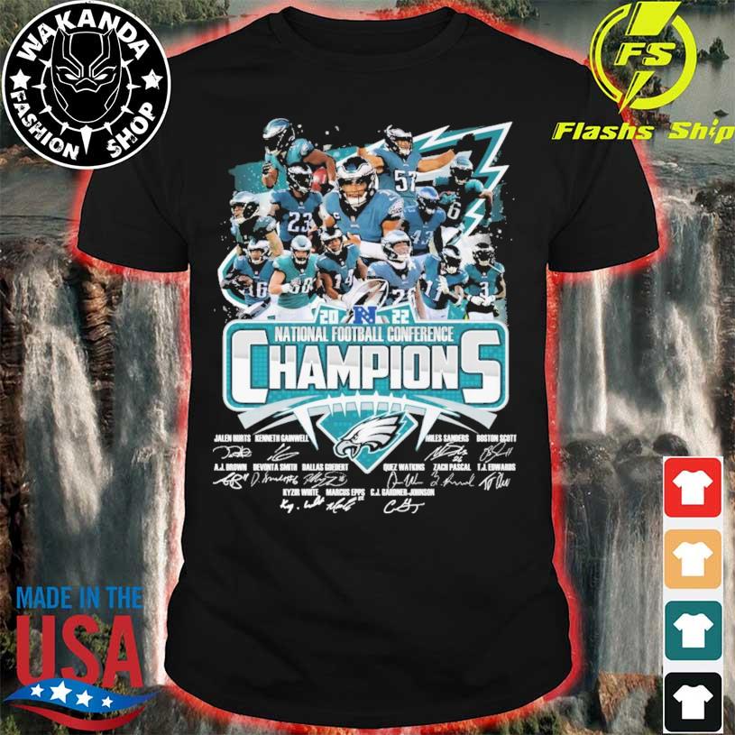 Official philadelphia eagles champions national football conference 2022 2023  shirt, hoodie, longsleeve tee, sweater