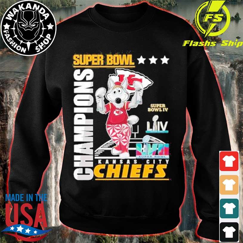 Official Kansas City Chiefs Super Bowl LVII Super Bowl IV Champions shirt,  hoodie, sweater, long sleeve and tank top