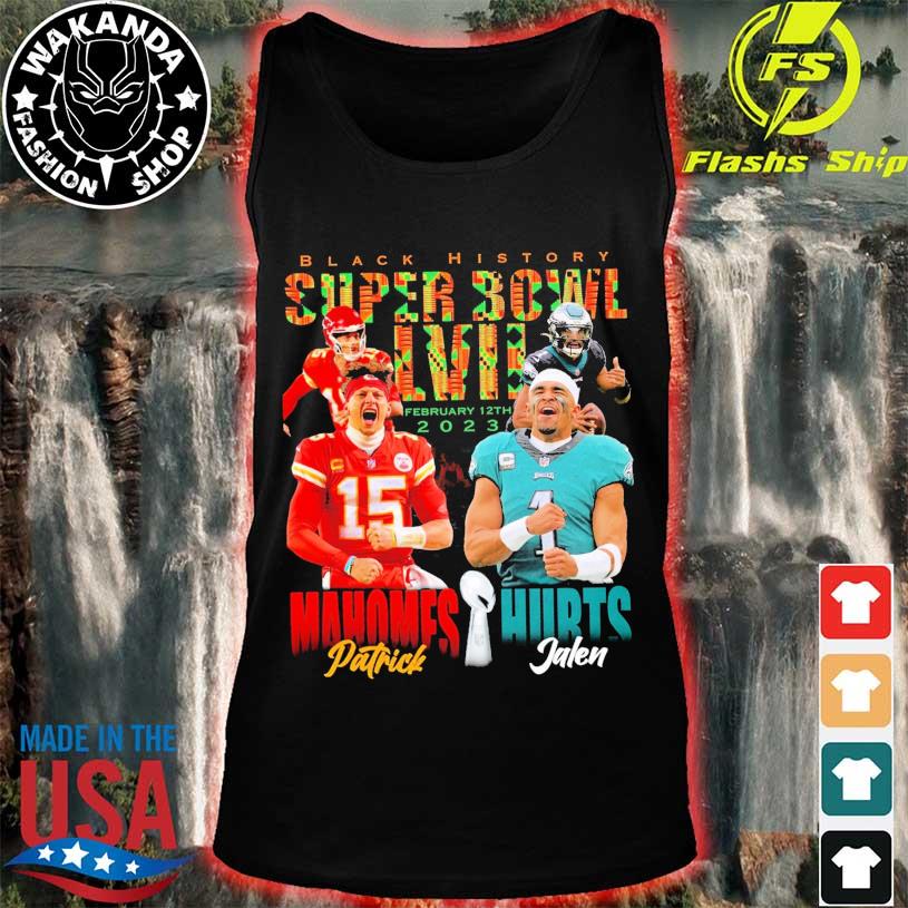 Patrick Mahomes Vs Jalen Hurts Black History Super Bowl LVII 2023 shirt,  hoodie, sweater, long sleeve and tank top