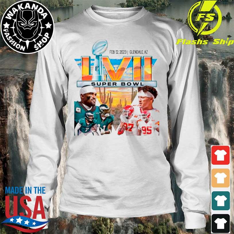 Chiefs Vs. Eagles Matchup Super Bowl Lvii Championship Shirt, hoodie,  sweater, long sleeve and tank top