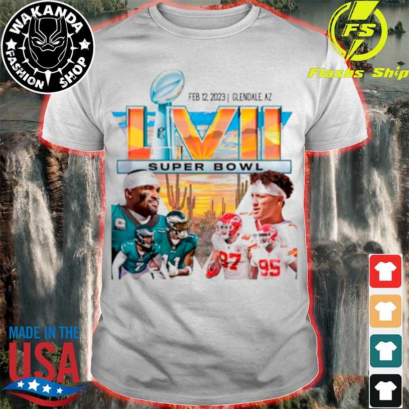 Chiefs Vs. Eagles Matchup Super Bowl Lvii Championship Shirt, hoodie,  sweater, long sleeve and tank top